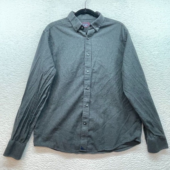 Untuckit Shirt Mens Large Gray Costanti Button Down Casual Preppy Long Sleeve - Picture 1 of 10